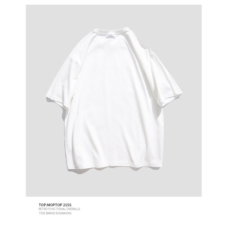 Áo Thun Nam HappyFamily - Áo Phông Tay lỡ Họa Tiết Chú Mèo Dope Fish Chất Cotton 100 Cao Cấp Màu Trắng