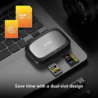 Đầu đọc thẻ Lexar Professional CFexpress Type A / SD USB 3.2 Gen 2 LRW530, Bảo hành chính hãng 12 tháng