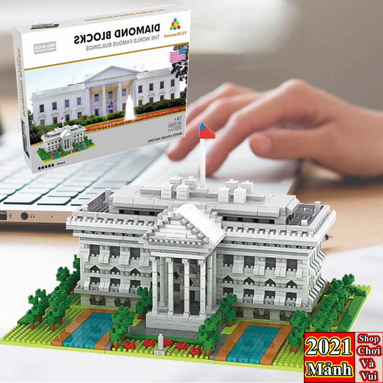 4036 Mảnh] ĐỒ CHƠI XẾP HÌNH LẮP RÁP Mô Hình Đền Taj Mahal, KIẾN
