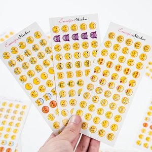 Set 12 tờ sticker emotion vui nhộn