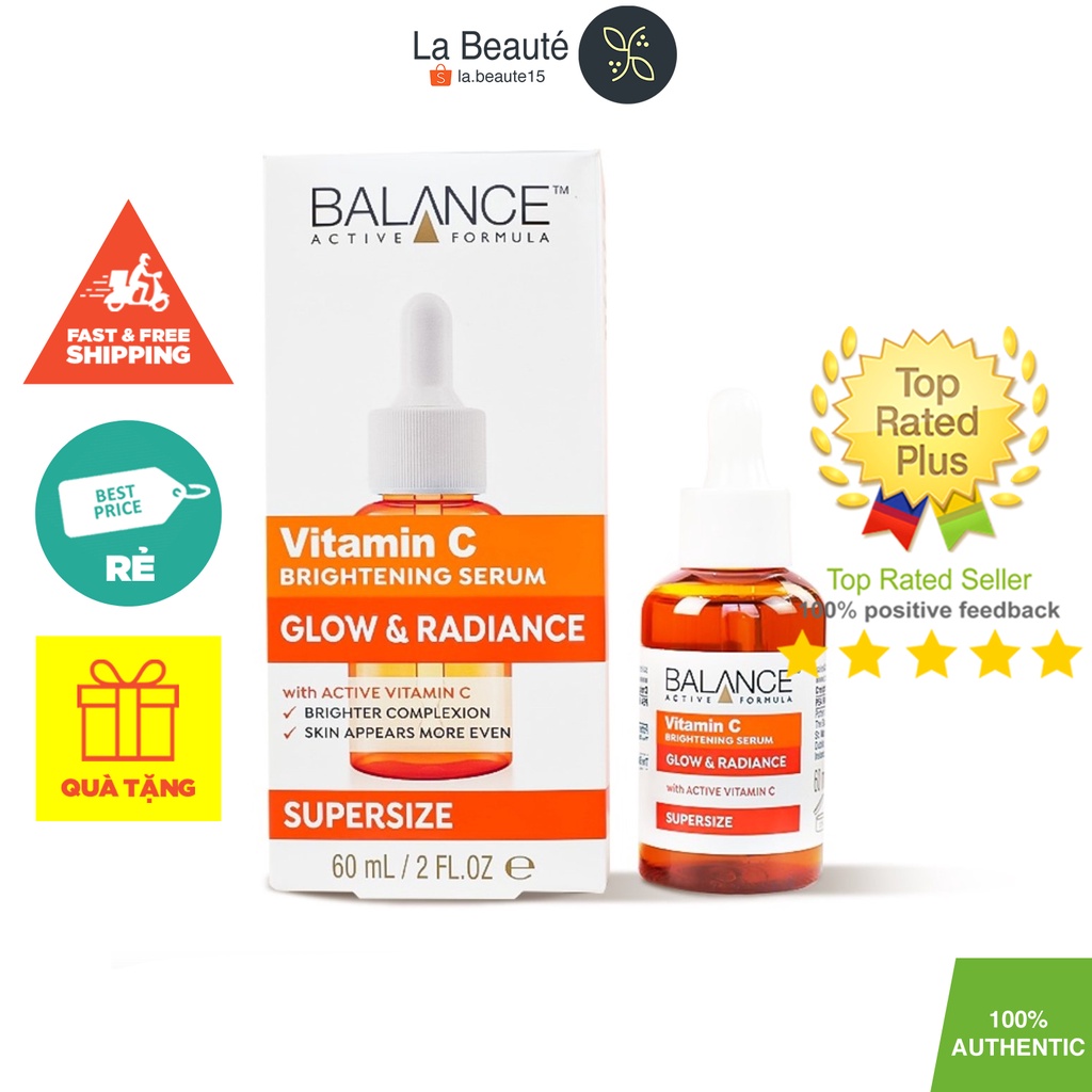 Balance Vitamin C Brightening Serum Glow & Radiance Tinh Chất Vitamin
