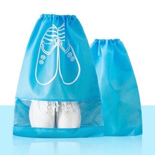 [COMBO 10] Túi rút du lịch thể thao, Túi đựng giày, dép dây rút chống bụi nhiều size - Kích thước túi lớn 44x32cm