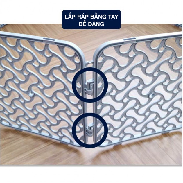 Purmi - Hàng rào phép thuật 10 tấm cho chó nhập khẩu Hàn Quốc