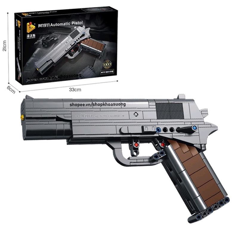 LEGO SÚNG LỤC THÔNG MINH, 333 CHI TIẾT, GIÚP CON SÁNG TẠO TƯ DUY, LOGIC ...