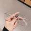Gọng kính cận nữ nam cao cấp phong cách Hàn Quốc mắt kính cận không độ chống tia UV thời trang giá rẻ ABICA 134