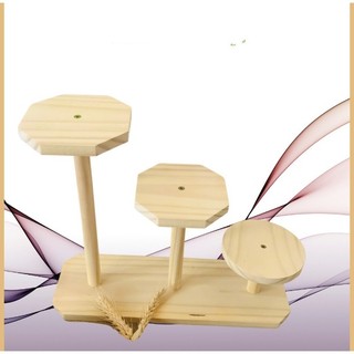 Kệ gỗ 3 tầng decor cây cảnh, chậu hoa
