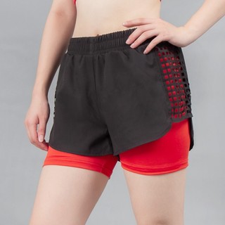 Quần short thể thao Gladimax Boxer Laser 2 lớp thoáng mát mặc đi tập gym, aerobic, thể dục