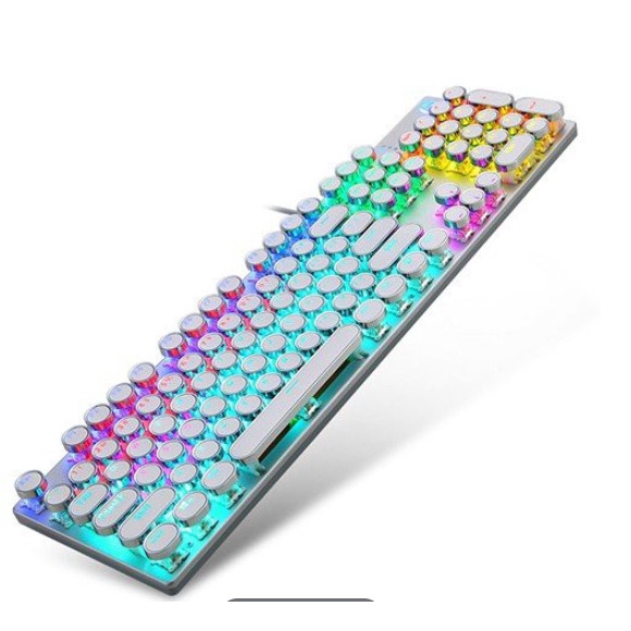 Keyboard HP GK400Y LED White USB (Nút tròn, Phím cơ, Blue Switch) BÀN