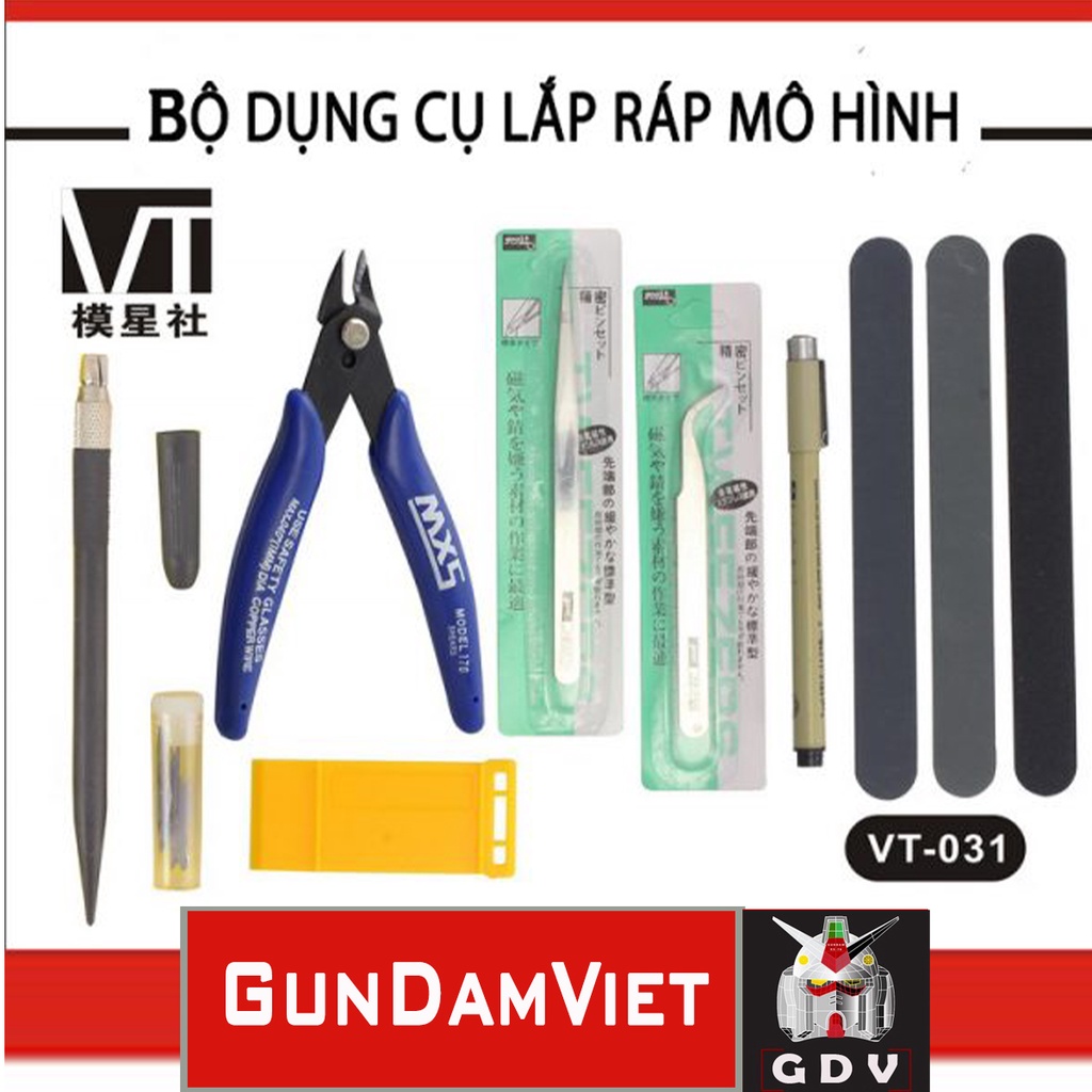 Bộ dụng cụ lắp ráp mô hình Gundam 10 món cơ bản | Shopee Việt Nam