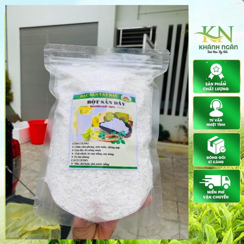 Bột Sắn Dây Bắc Nguyên Chất LOẠI ĐẶC BIỆT 500Gr SẠCH 100% Không Pha Tạp Chất