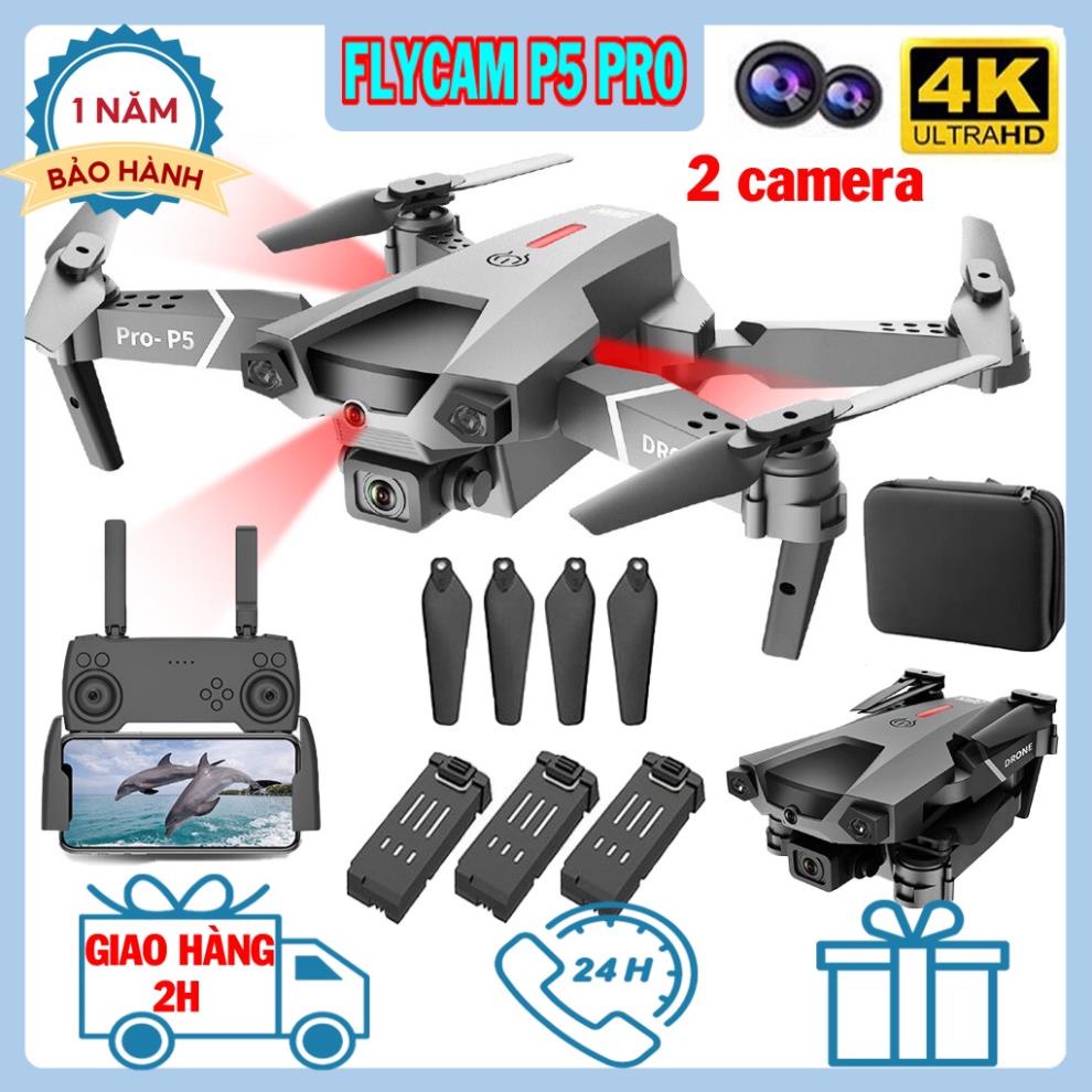 [Hot 2022] Flycam Mini 4K P5, Máy bay không người lái điều khiển từ xa ...
