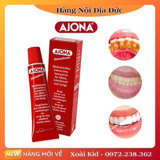 [ Mẫu mới nhất] KEM ĐÁNH RĂNG AJONA TUÝP 25ML LOẠI BỎ CAO VÀ CHỐNG VIÊM LỢI- NỘI ĐỊA ĐỨC