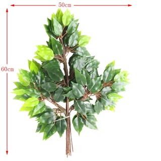 Lá giả - Cành lá si giả làm cây xanh cổ thụ trang trí nhà cửa quán cà phê rất đẹp