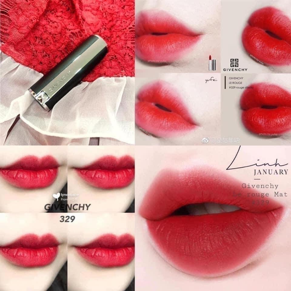 NEW Son Givenchy Le Rouge Le Rouge Mat 326 307 317 331 329 Shopee Vi t Nam