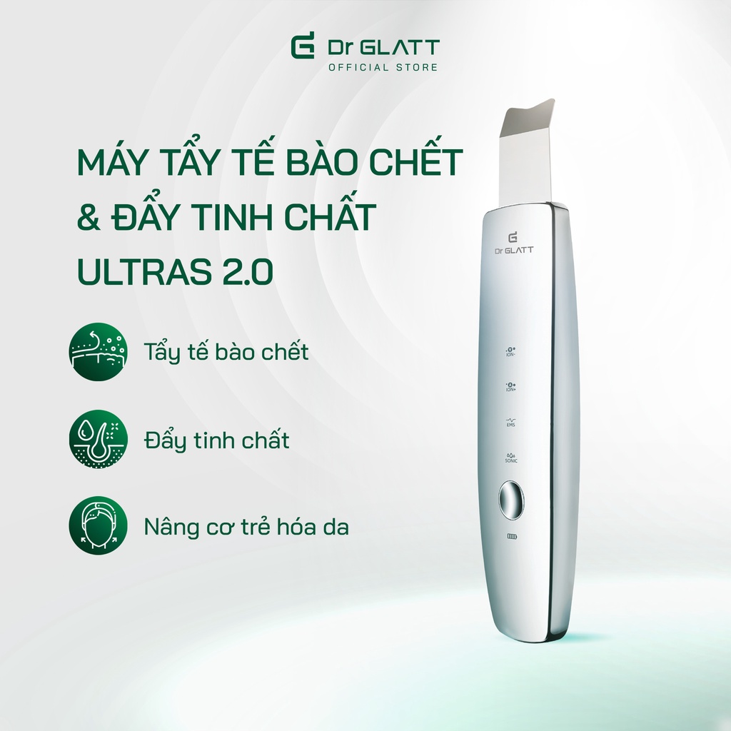 Ảnh Máy đẩy tinh chất tẩy tế bào chết nâng cơ mặt trẻ hoá da mặt DR GLATT ULTRAS 2.0 1