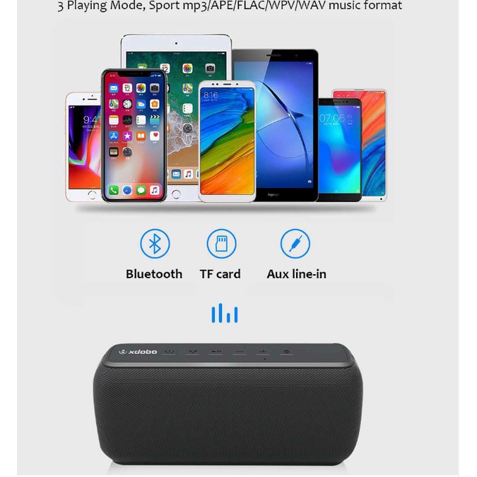 Loa Bluetooth 5.0 di động Xdobo X8 II, Công suất 60W, TWS Bass, Chống Nước IPX5, Thời Gian Phát 15H | BigBuy360 - bigbuy360.vn