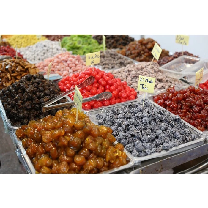 Ô Mai - Mứt Tết Tự Chọn Tổng Hợp, Ô Mai Mix, Ô Mai Me, Ô Mai Xí Muội,  Đặc Sản, đồ ăn vặt