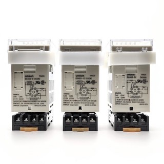 Timer Điều Khiển Nhiệt OMRON DH 48S-S/1Z/2Z Có Đế Sẵn, Rơ Le Thời Gian Omron DH 48S-S Chính Hãng