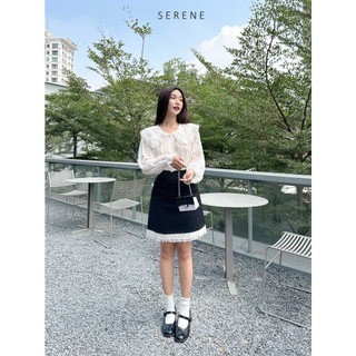 Chân váy QUINE phối ren tiểu thư by Serene