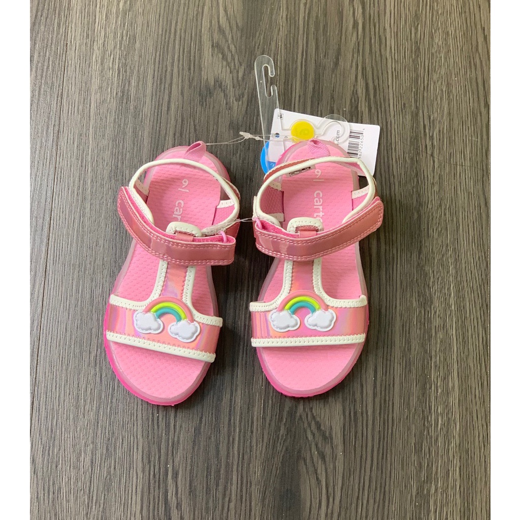 Sandal Cho Bé Car.ter’s Hoạ Tiết Dễ Thương Quai Dán Chắc Chắn Mềm Mại Êm Ái Thoáng Khí
