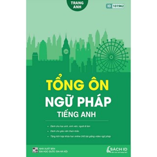 Sách Tổng ôn ngữ pháp Tiếng anh cô Trang Anh bản mới nhất (Chính hãng)