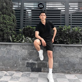 Áo thun POLO nam trơn có cổ trụ đẹp nổi bật cá tính vải cá sấu cotton Avocado
