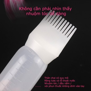 Chai nhựa 120ml đựng thuốc nhuộm tóc thời trang tiện dụng dành cho nữ