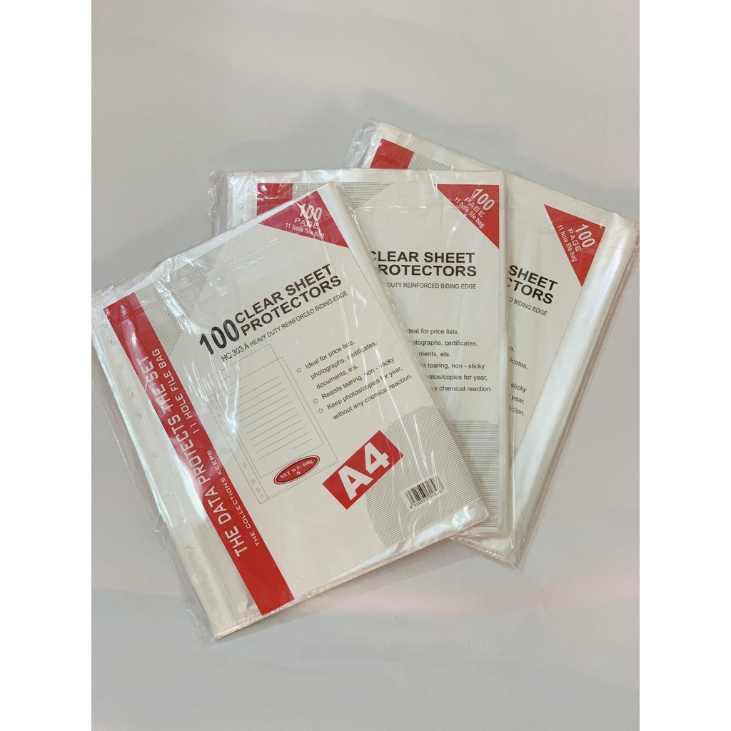 Xấp 100 Tờ Bìa Lá Lỗ A4 400g (File lỗ) 11 lỗ đựng hồ sơ | Shopee Việt Nam