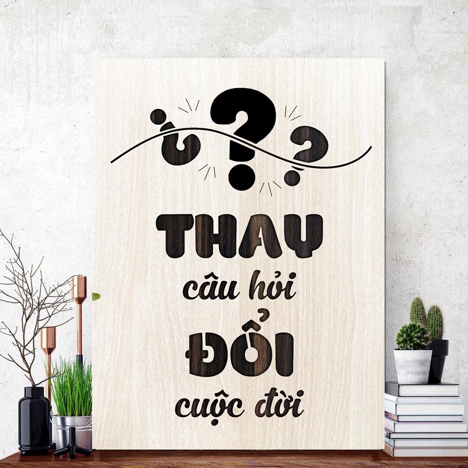 Tranh gỗ, tranh để bàn kích thước 10x15cm bộ 3