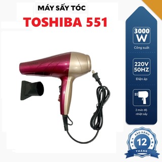 MÁY SẤY TÓC TOSHIBA 551 CÔNG SUẤT 3000W BẢO HÀNH 12 THÁNG.