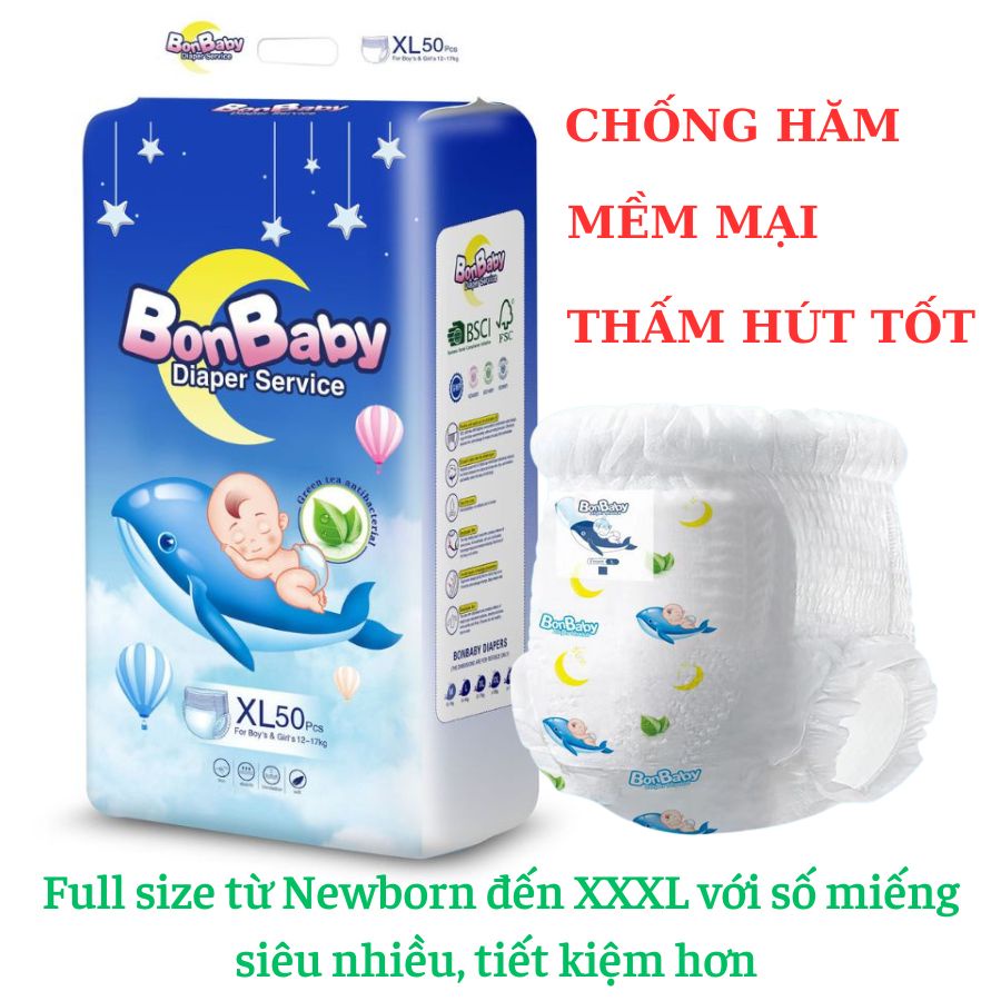 Tã bỉm Bonbaby: Tã bỉm chuẩn công nghệ Nhật an tâm cho mẹ