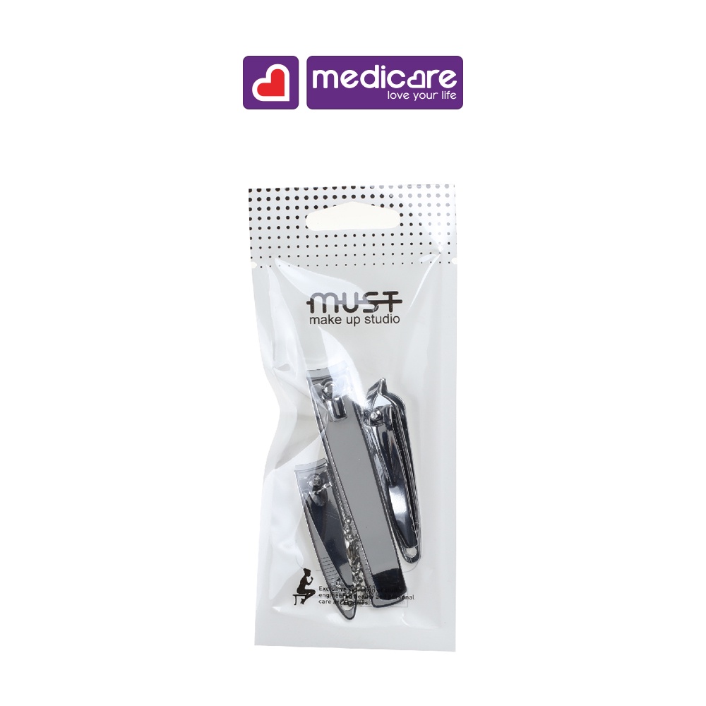 Bộ 2 bấm móng + 1 bấm cắt da MUST 6315