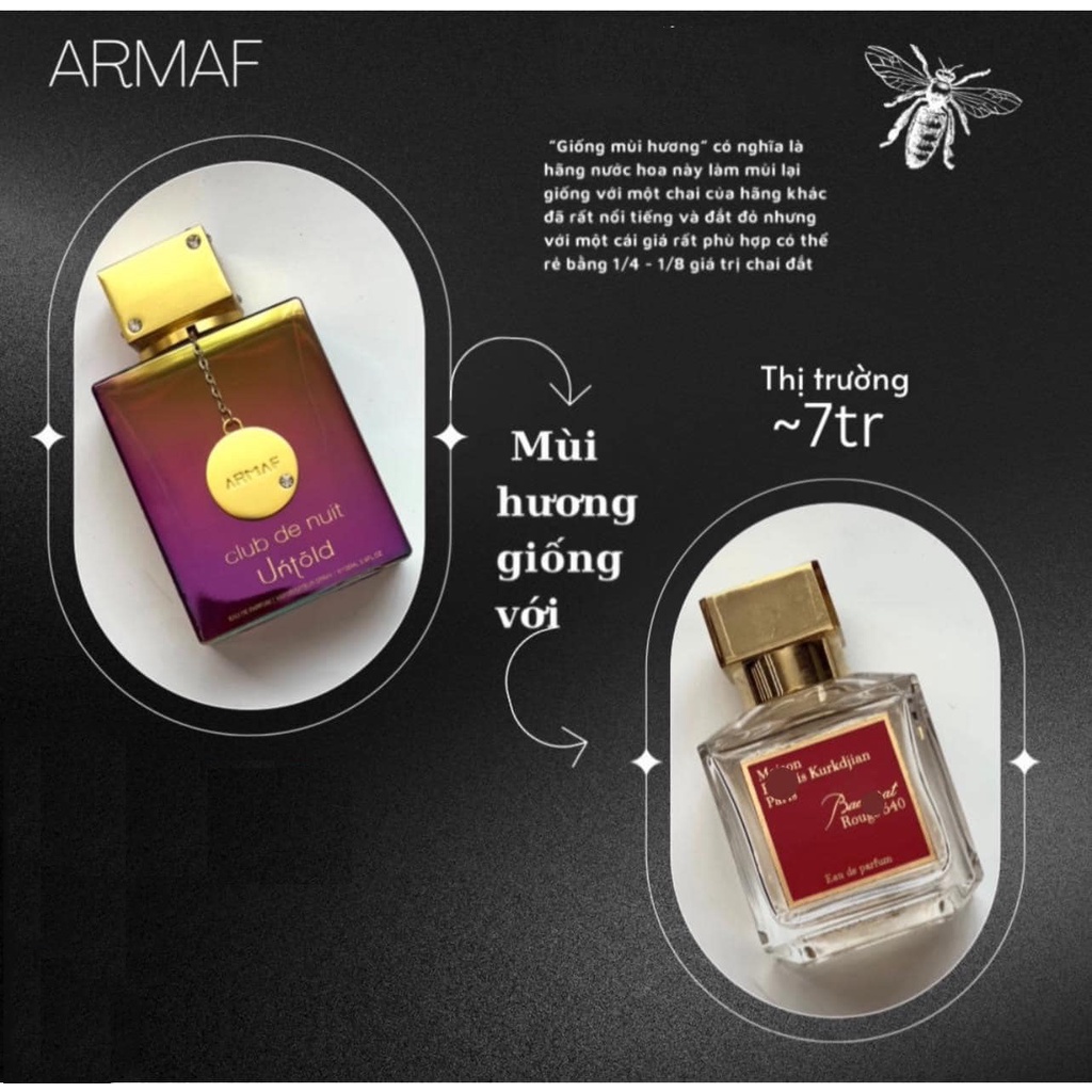 Nước Hoa Armaf Club de Nuit Untold EDP 105ml