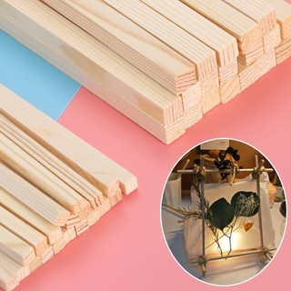 10 THANH GỖ  VUÔNG  1CM DÀI 80 CM LÀM MÔ HÌNH ĐỒ CHƠI THỦ CÔNG TRANG TRÍ