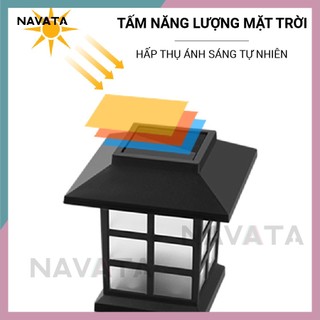 Ảnh 4 – Đèn sân vườn năng lượng mặt trời đèn vuông trang trí sân vườn cầu thang ban công