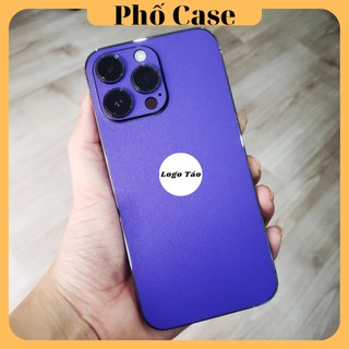 Miếng dán lưng viền skin nhám Tím Iphone 16promax 15promax 14 Promax 13 Promax 12 Promax 11 Promax Xs max