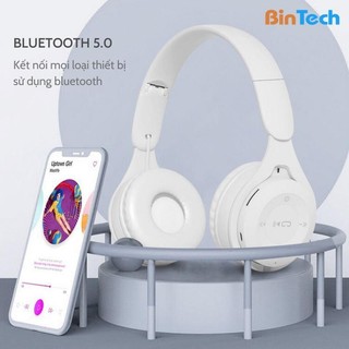 Tai Nghe Yo8 Bluetooth Có mic Kiểu Dáng Dễ Thương Âm Trầm Mạnh Mẽ [deerlu01]