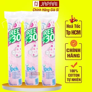 Bông Tẩy Trang Ipek Thổ Nhĩ Kì Klasik 150 Miếng Tẩy Trang Skincare Dưỡng Da Cotton Chính Hãng JAPARI