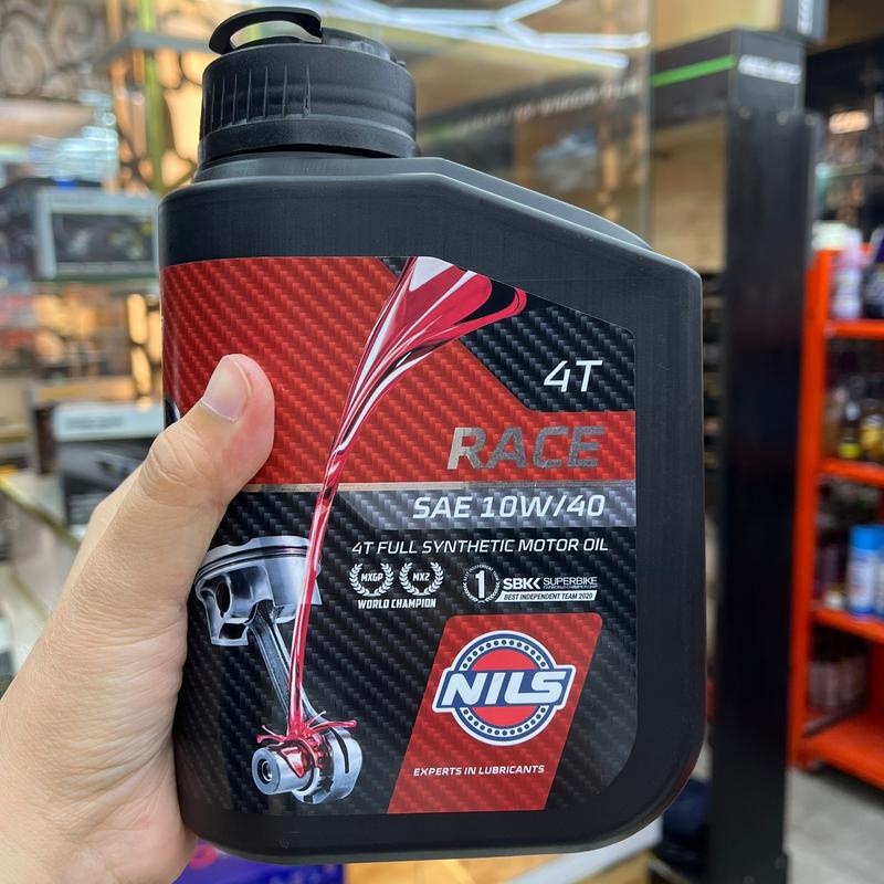 Nhớt Nils Race 10W40 Dành Cho Xe Số, Côn Tay, Moto PKL
