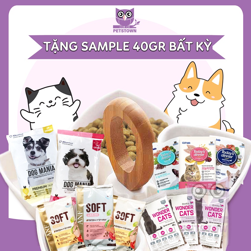[HÀNG TẶNG KHÔNG BÁN] THỨC ĂN CHO CHÓ MÈO HÀN QUỐC - SAMPLE 40GR CÁC LOẠI