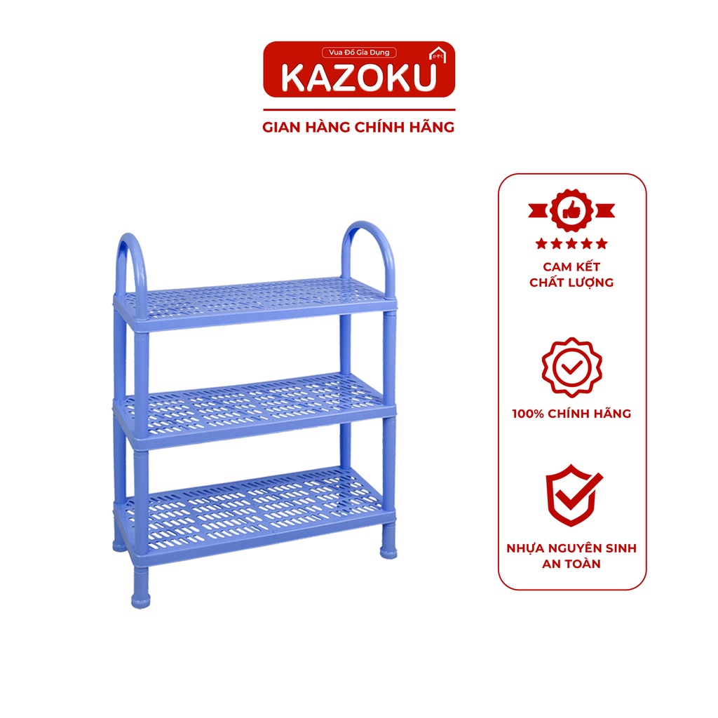 Kệ Để Giày Dép Nhựa Nam Dương - 47cm x 19cm - 2 Tầng/ 3 Tầng/ 4 Tầng - Dương/ Ngọc/ Đỏ - [KDL]