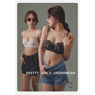 -Áo Lót Nữ Ren Hoa  Sexy Cúp  Ngang Gọng Mềm Đệm Vừa  Cao Cấp 728.