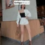 Quần short jean nữ trắng vải kaki lai tua rách dễ thương cá tính, dễ phối đồ AnNgo - AT228