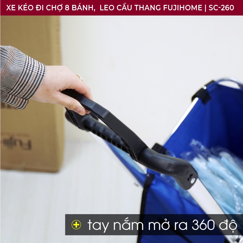 Xe kéo đi chợ Fujihome SC-260 nhập khẩu - Hàng chính hãng