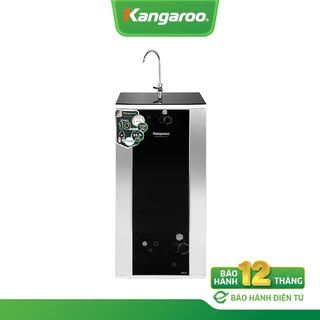[MIỄN PHÍ LẮP ĐẶT] Máy lọc nước RO nước lợ Kangaroo model KG3500A vỏ tủ VTU Black hoa lục giác