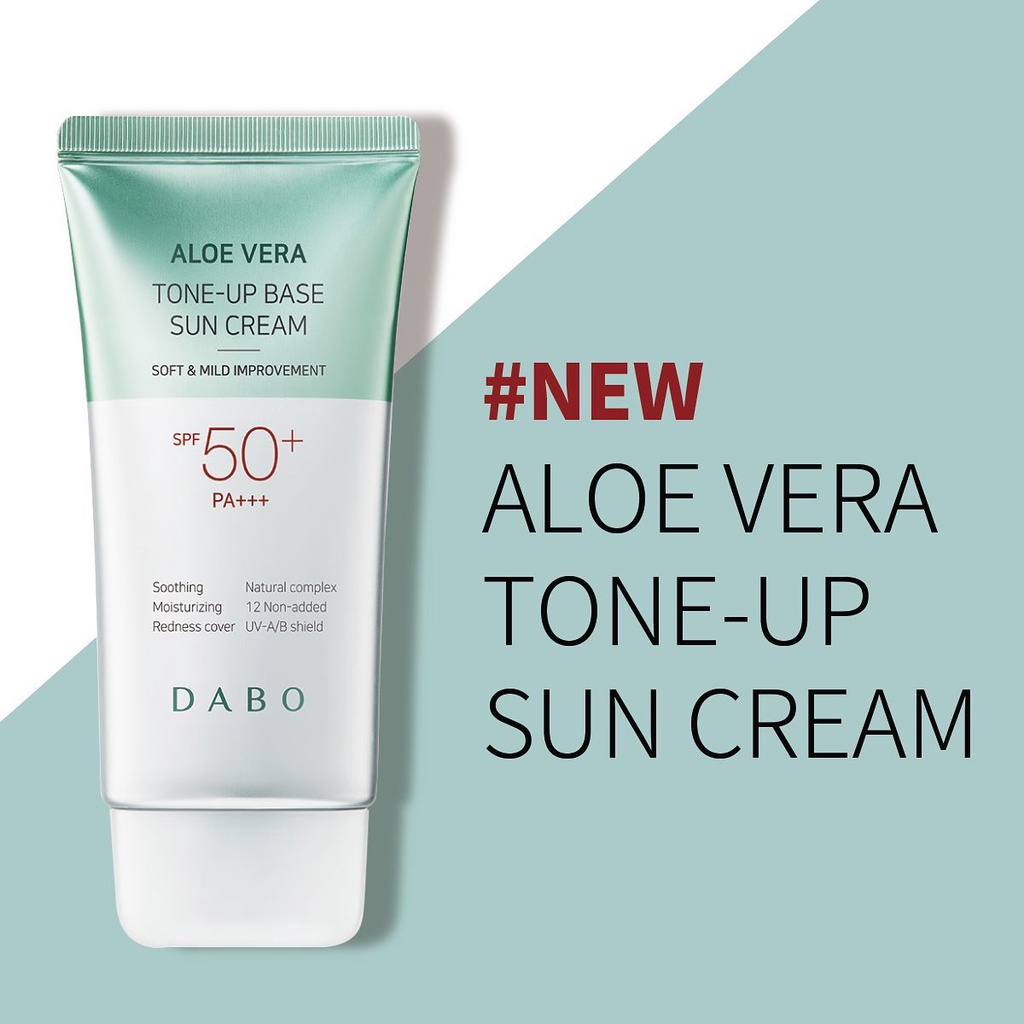 KEM CHỐNG NẮNG LÔ HỘI DƯỠNG DA, NÂNG TONE - DABO ALOE VERA TONE-UP BASE ...