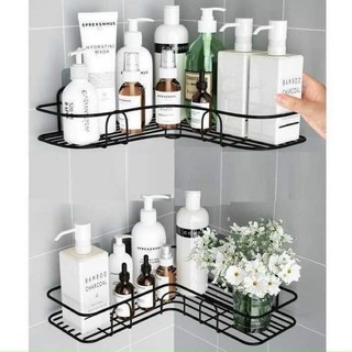Kệ góc nhà tắm phun sơn tĩnh điện siêu bám tường, lý tưởng cho nhà tắm và nhà bếp.