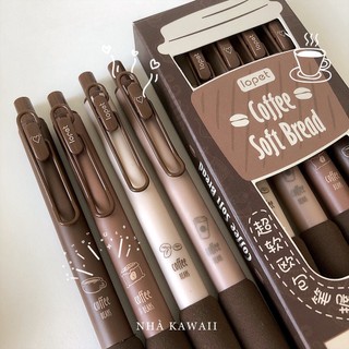 Set bút gel bấm mực đen các loại Umei, Mura siêu cute