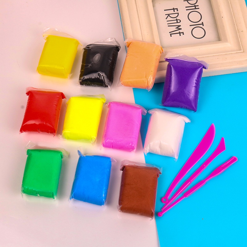 Đất sét tự khô Nhật 12/36 màu SMARTKIDS đất nặn tự khô hình cao cấp siêu nhẹ dành cho bé làm butter slime