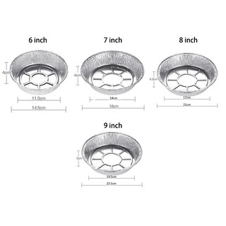 Khay Giấy Bạc Lót Nồi Chiên Không Dầu, khuôn giấy bạc, giấy bạc nướng đủ các size 11 18 22 24
